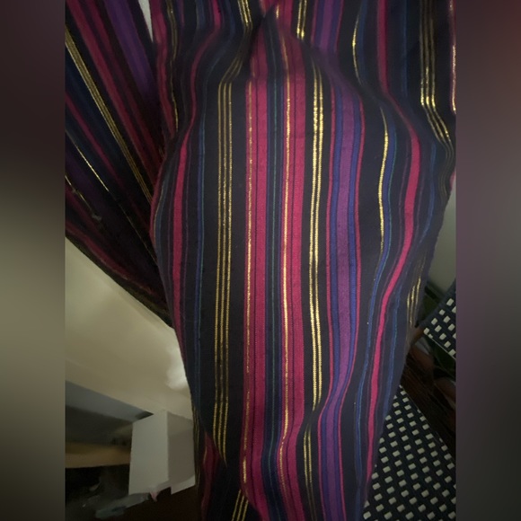 Marine Layer Women’s XS Purple, pink, gold striped pants - Picture 6 of 8